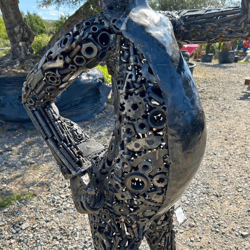 Sculpture Bugs Bunny en métal XL